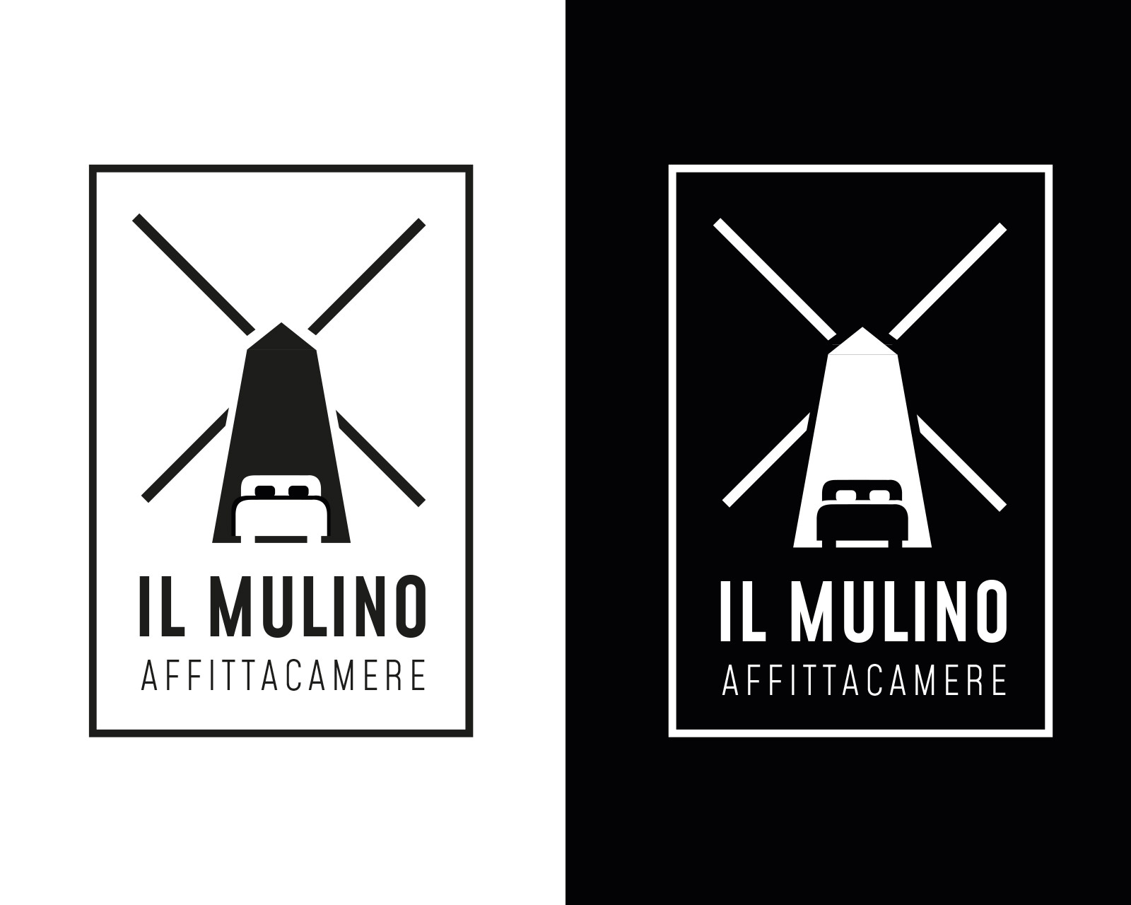 Matteo Malagoli Consulting Logo Design Branding - Affittacamere IL MULINO