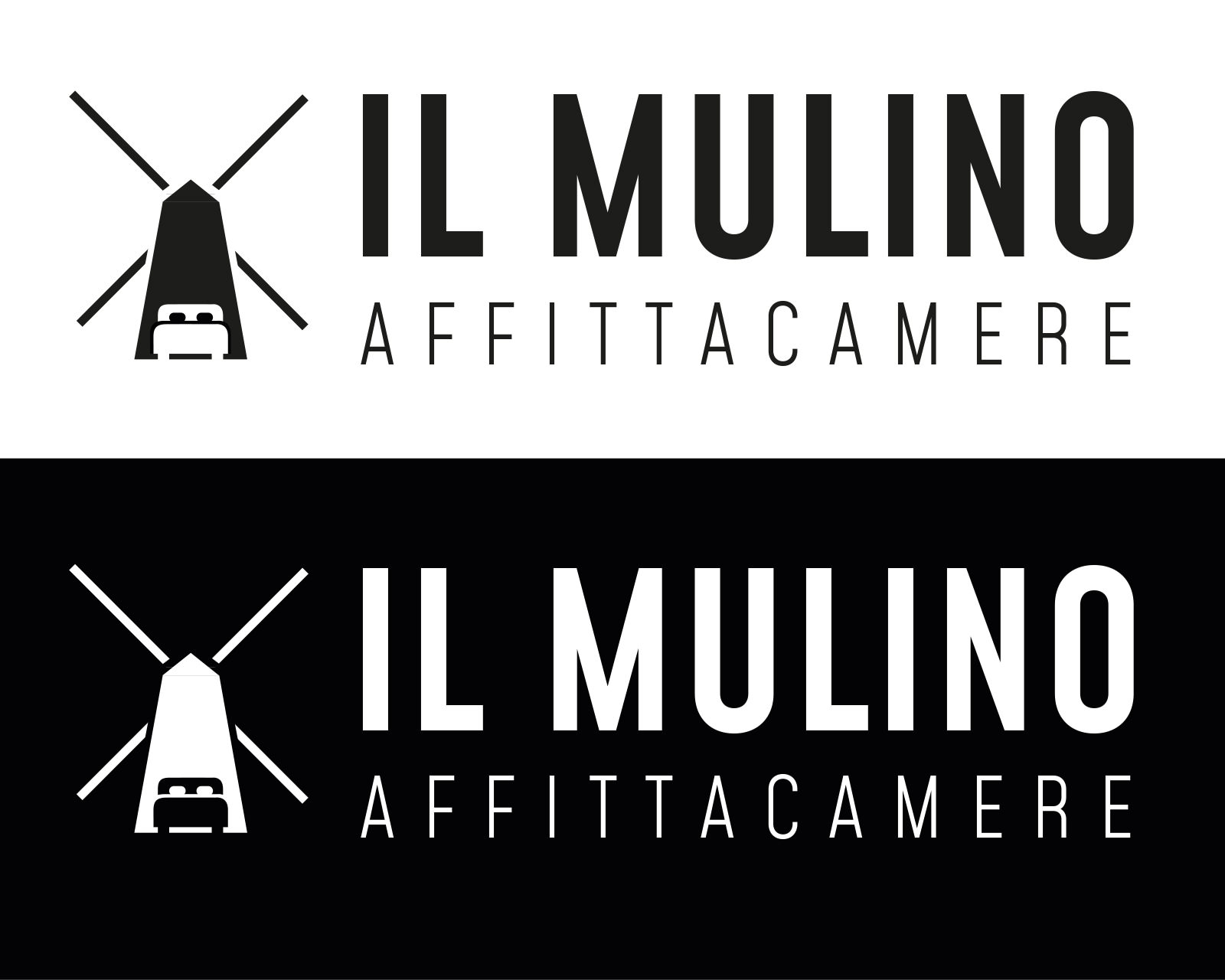 Matteo Malagoli Consulting Logo Design Branding - Affittacamere IL MULINO